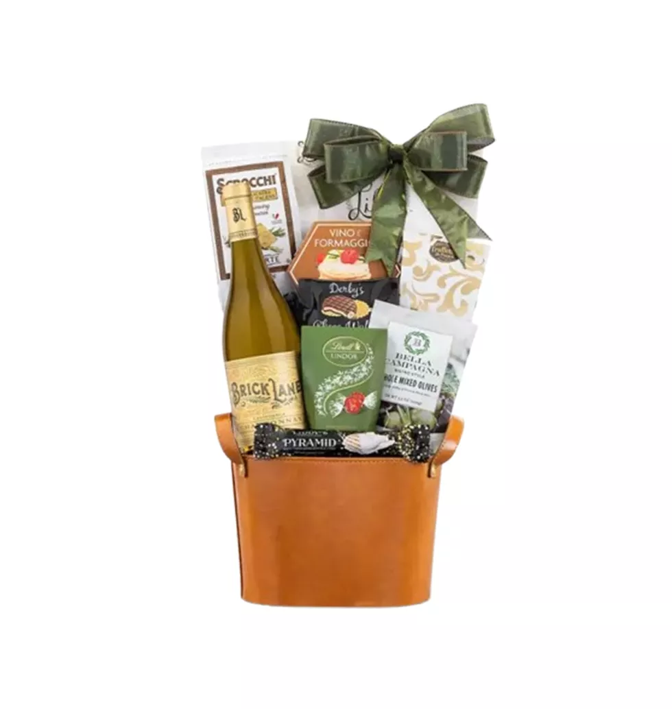 Chardonnay and Gourmet Snack Box